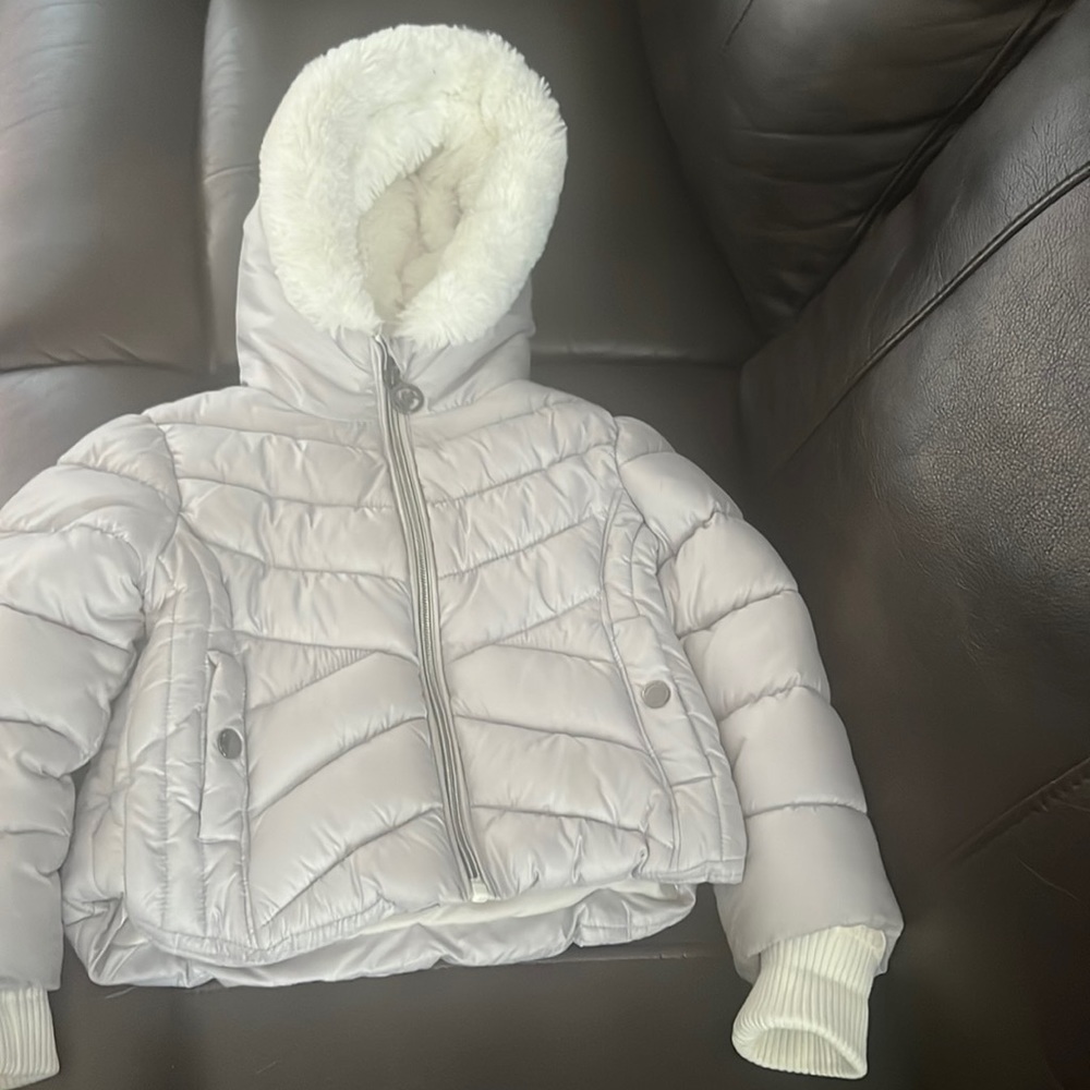 Girls 3T light grey Michael Kors Coat